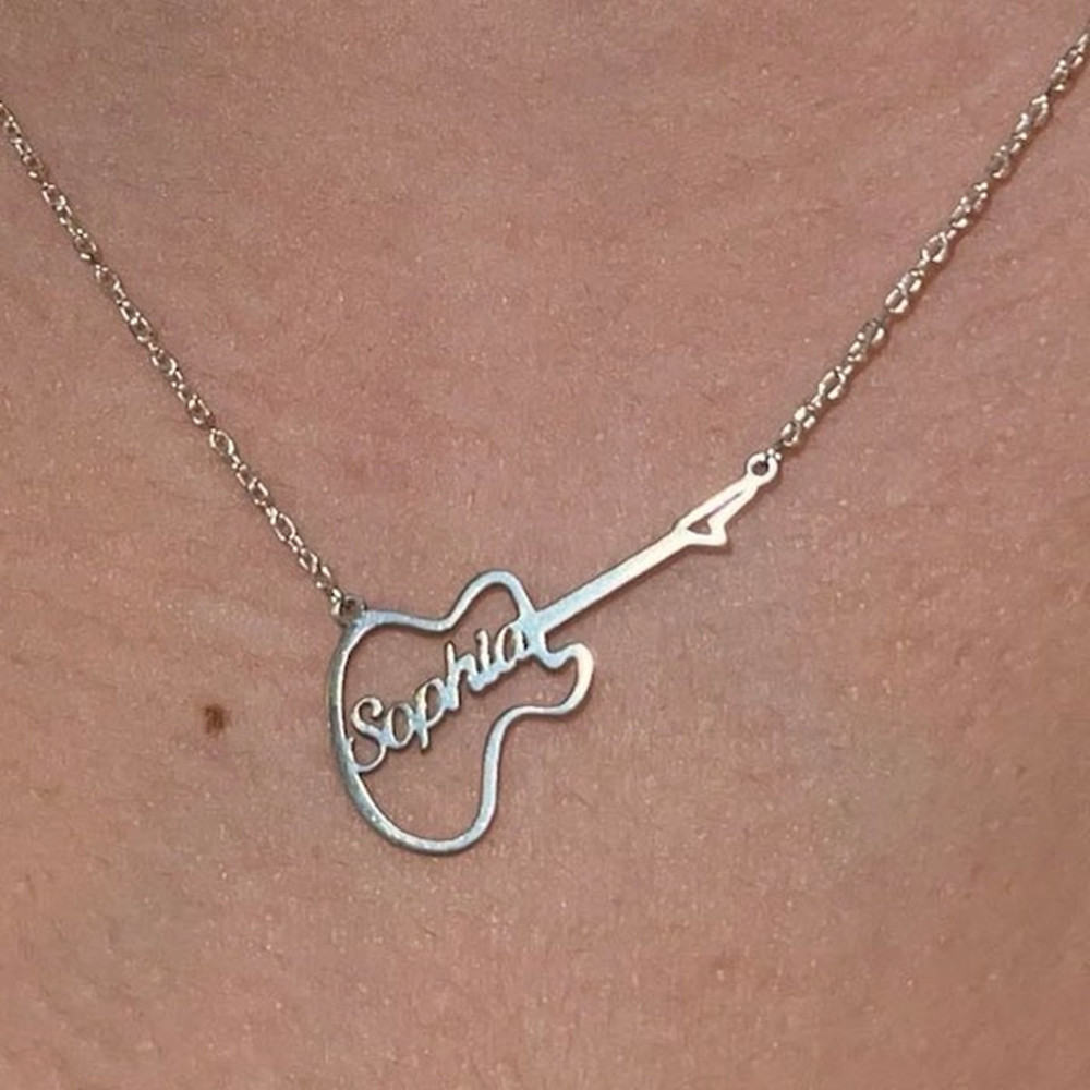 Personalized Guitar Symbol Nam - огляд і ціна Musical Instrument And Names