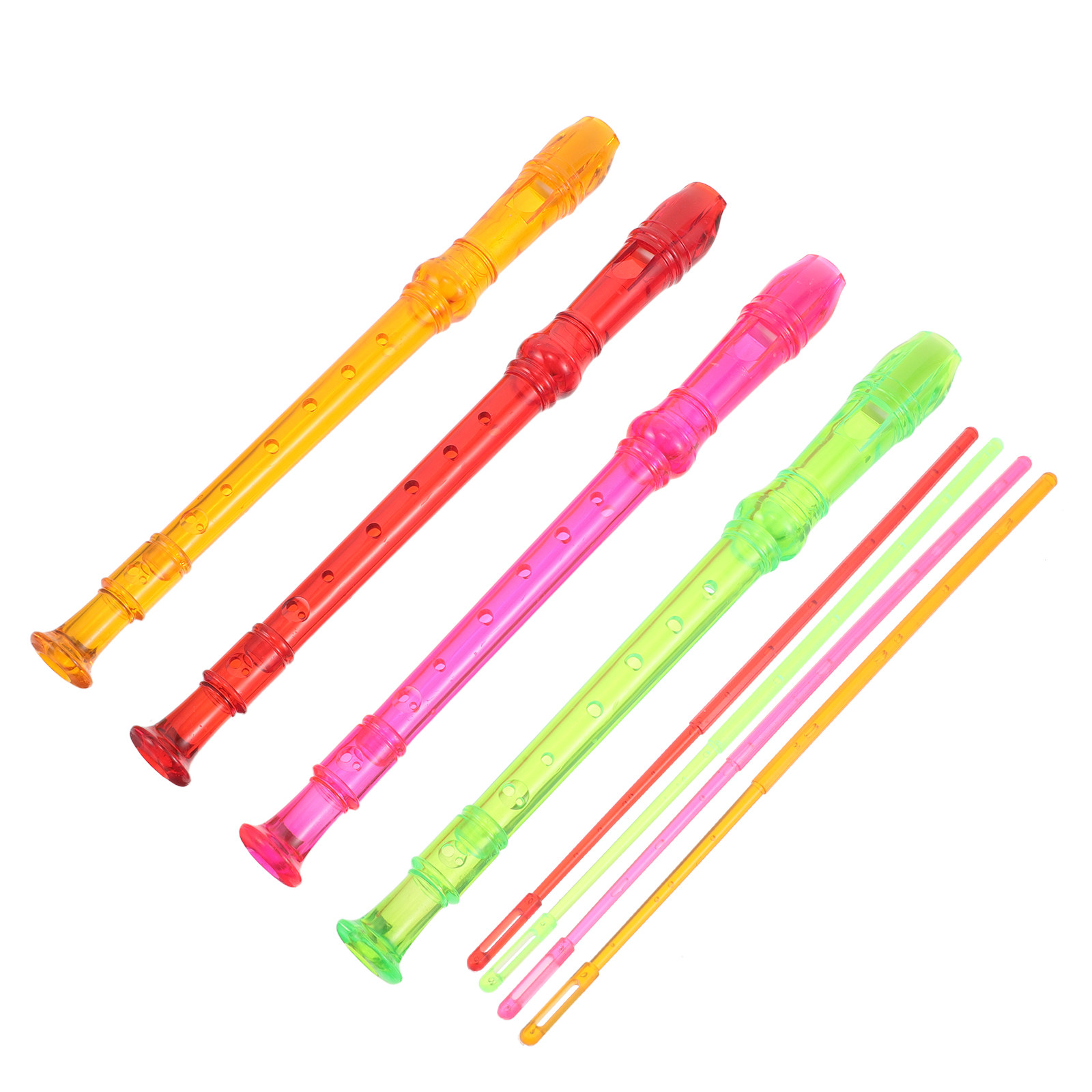 4Pcs Transparent Soprano Recor - огляд і ціна Soprano Recorder Plastic