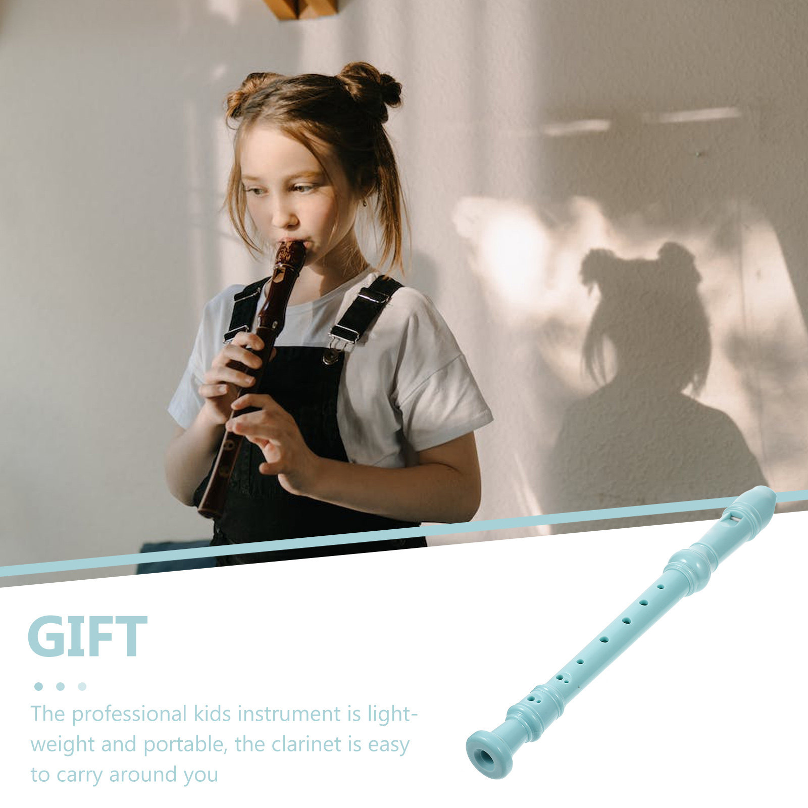 1Set 8-Hole Clarinet Plastic B - огляд і ціна Soprano Recorder Plastic