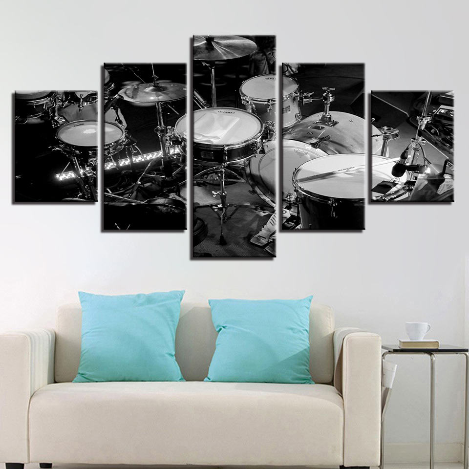 Canvas Poster Living Room HD P - огляд і ціна Picture Of Musical Instrument