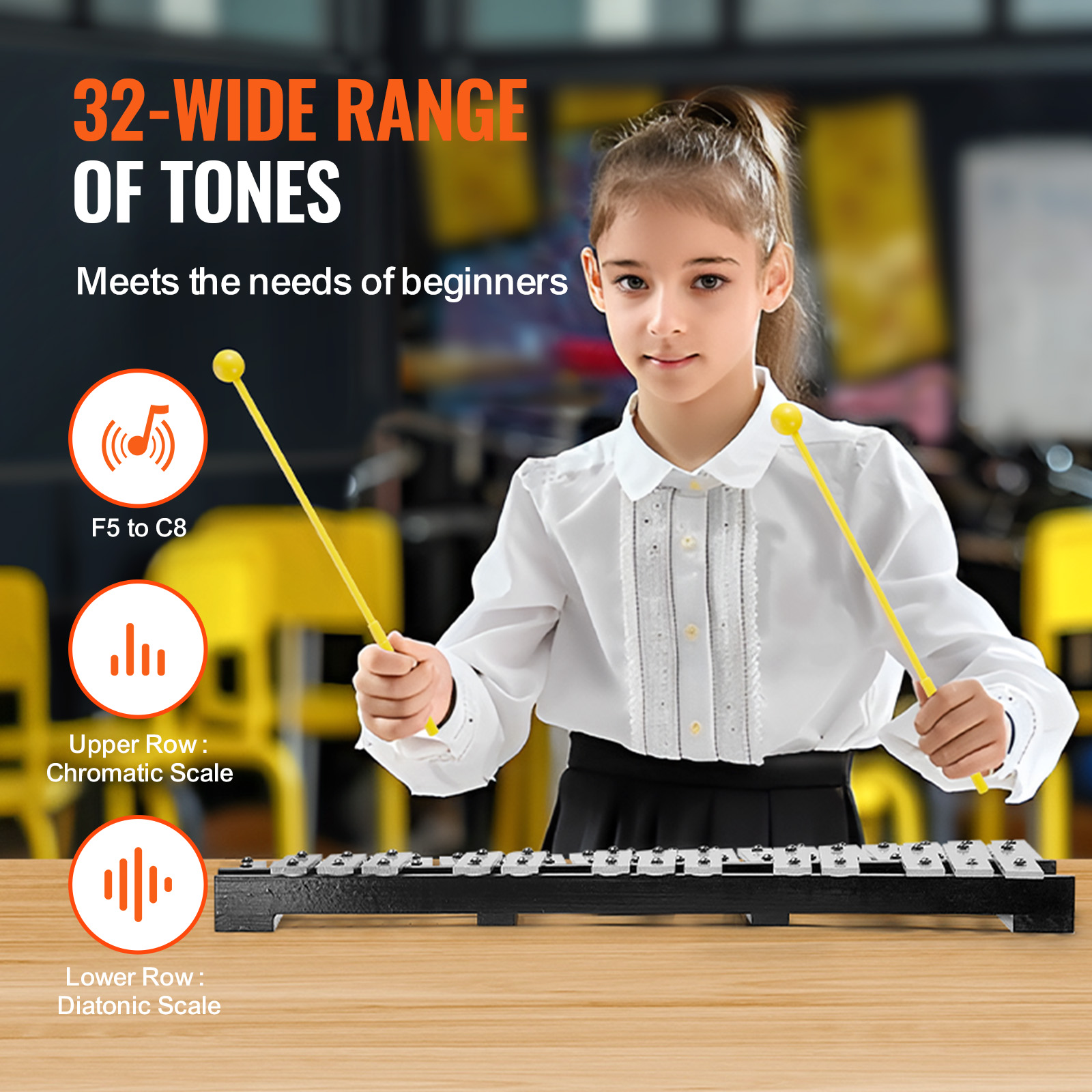 SucceBuy 32 Note Glockenspiel  - огляд і ціна Musical Instrument Harmonium