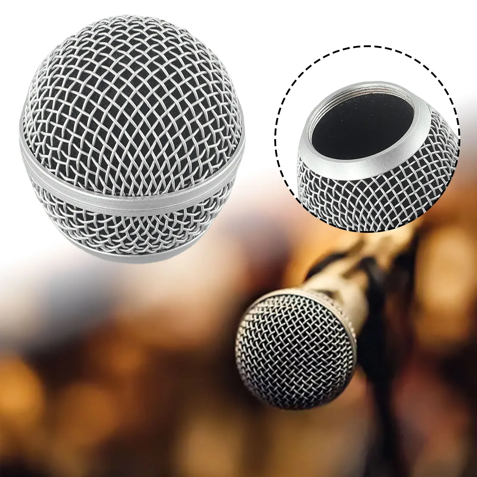 1 Pc Microphone Mesh Head Meta - огляд і ціна Shure Mic Mv7